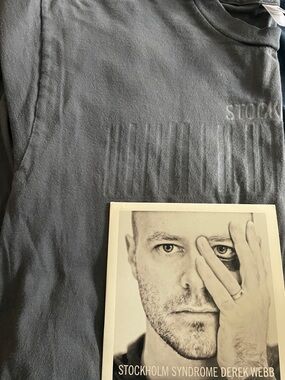 T-shirt and CD - Derek Webb - Stockholm Syndrome, album release